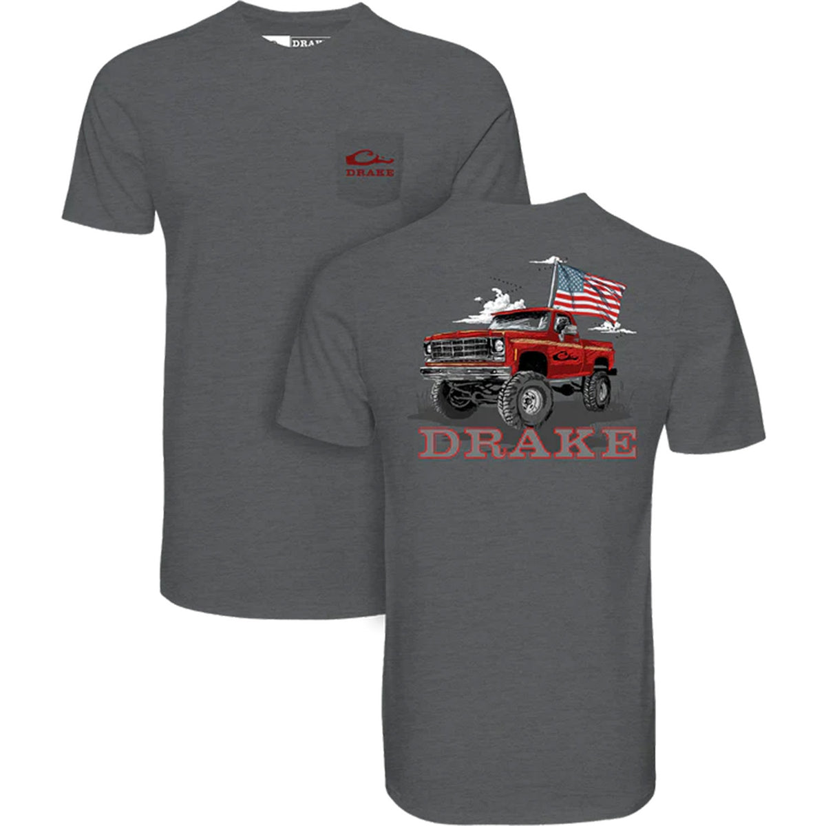 Youth Americana Flag Truck T-Shirt