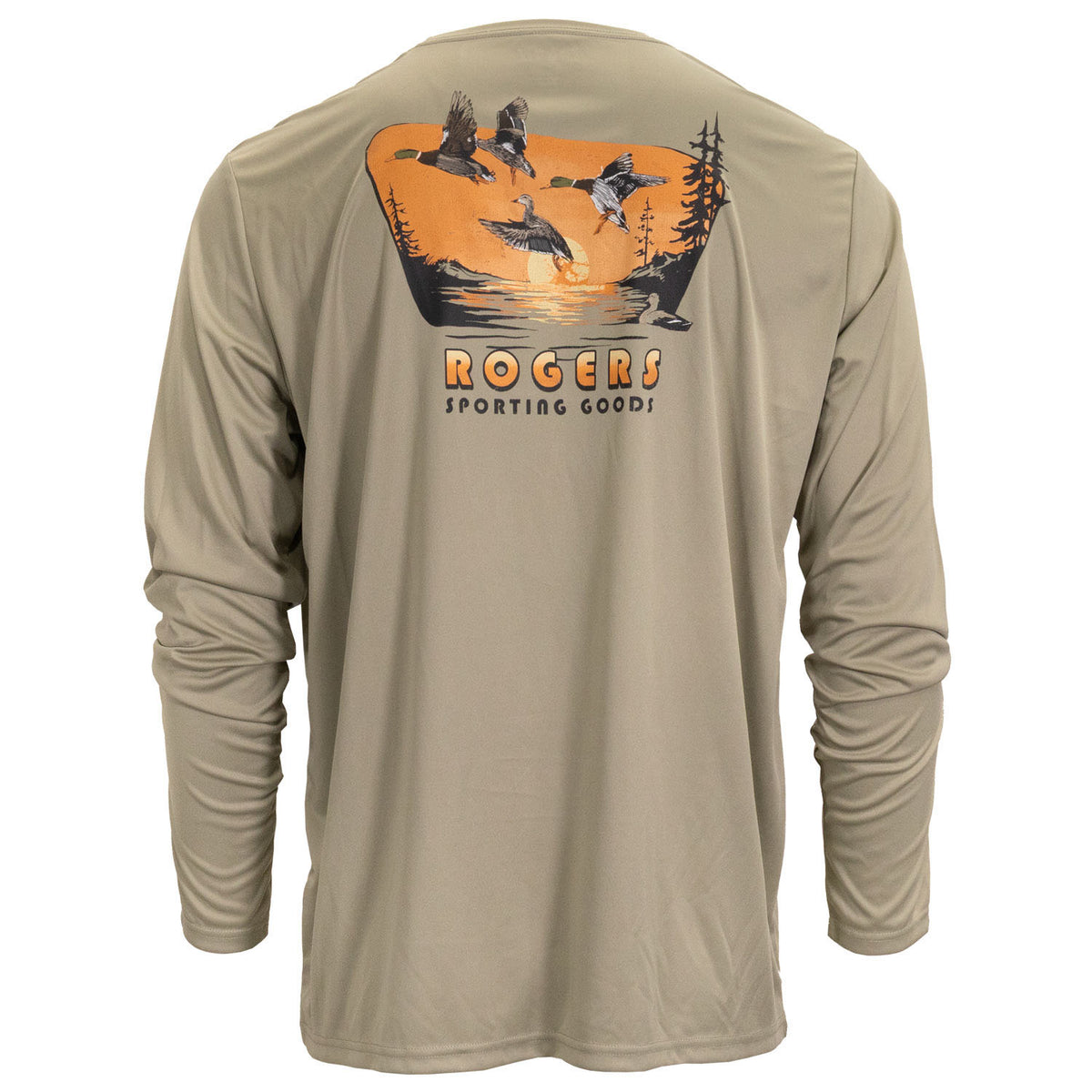 Sunrise Scene Moisture Management Long Sleeve Tee
