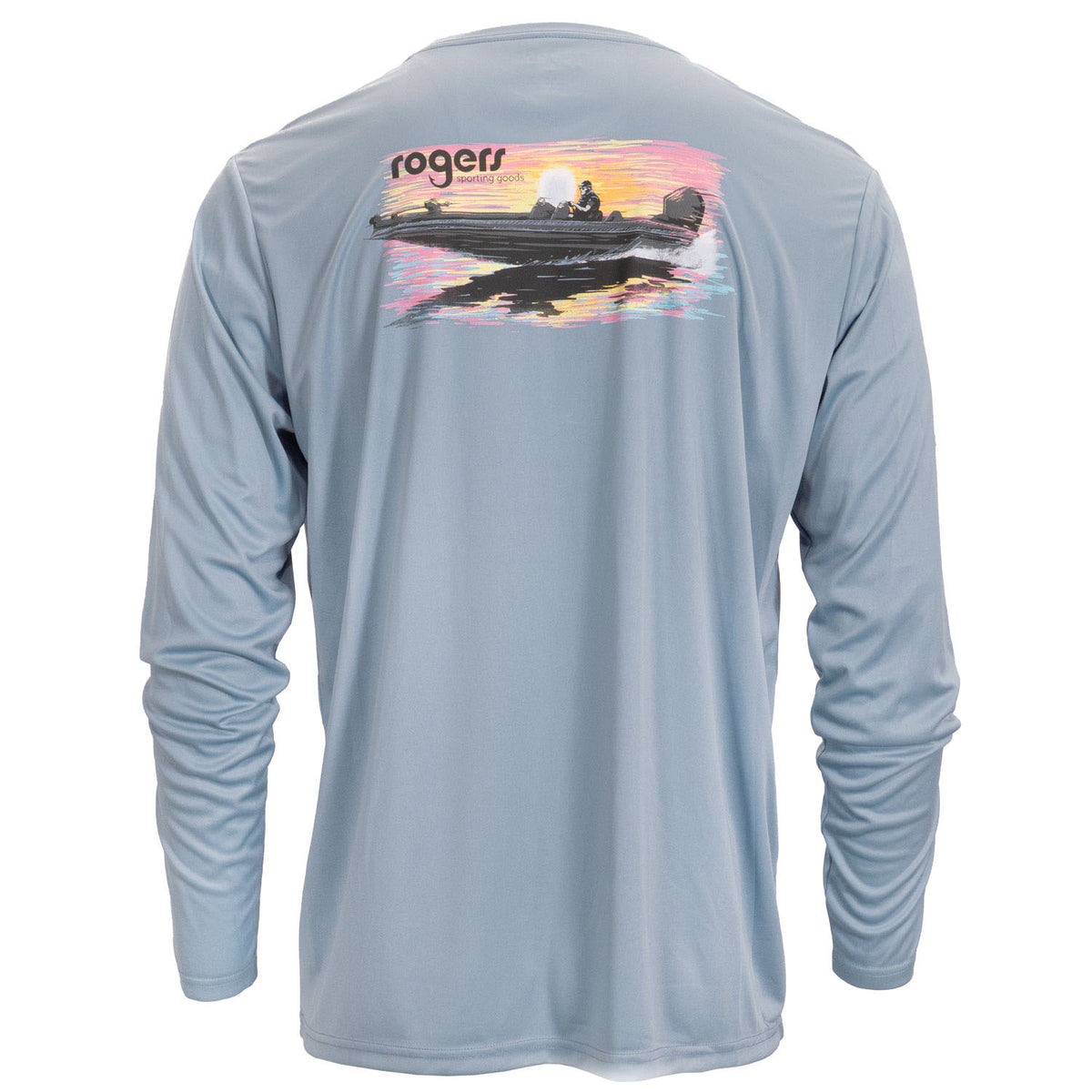 Sunset Boat Ride Moisture Management Long Sleeve Tee