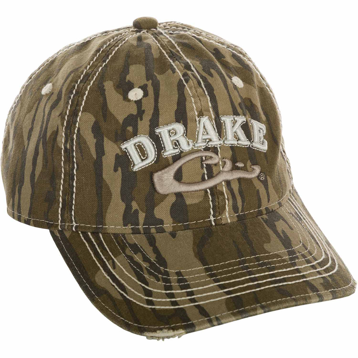 Distressed 6-Panel Ball Cap