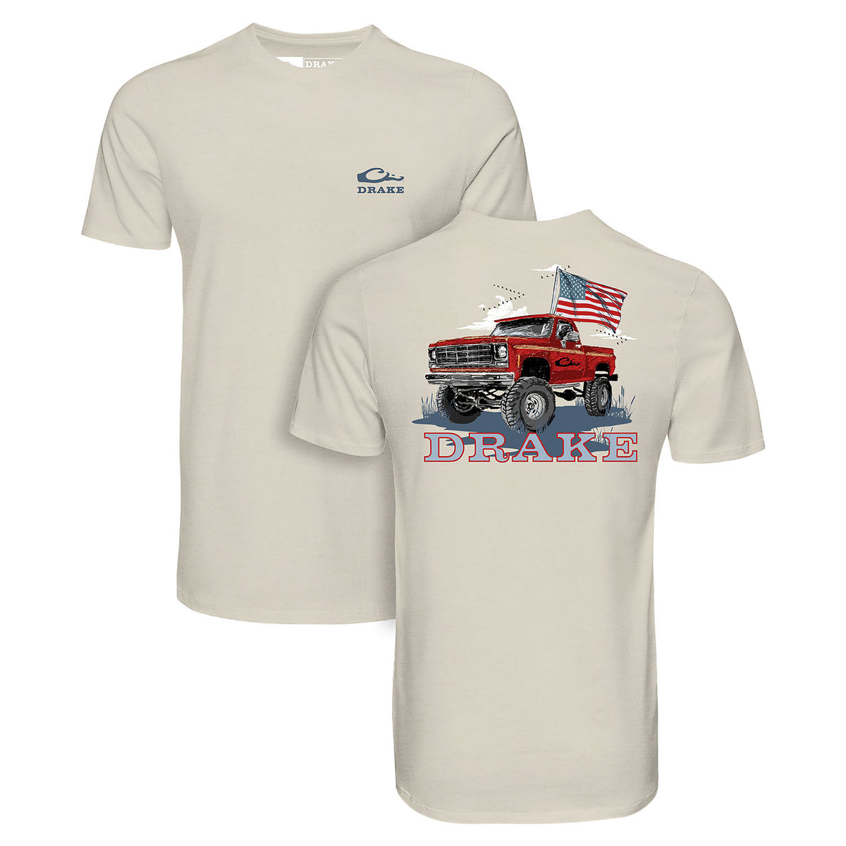Youth Americana Flag Truck T-Shirt
