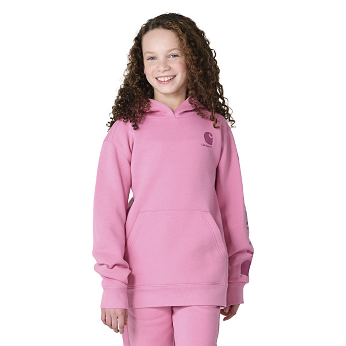 Youth Girls' Hooded Logo Sweatshirt