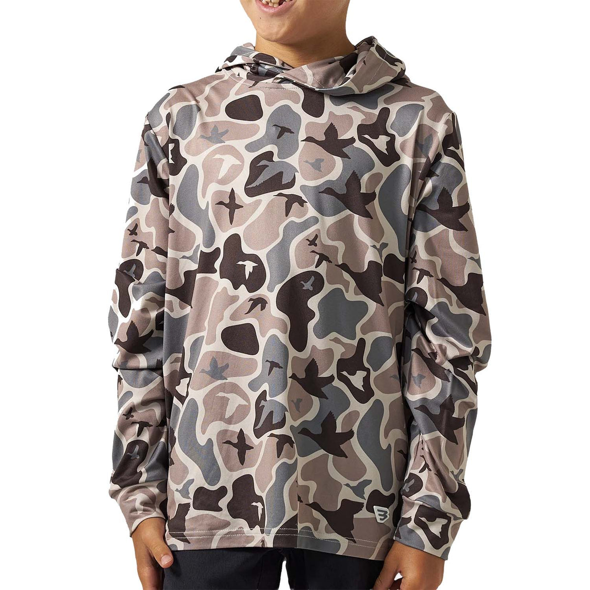 Youth Performance Camo Hoodie