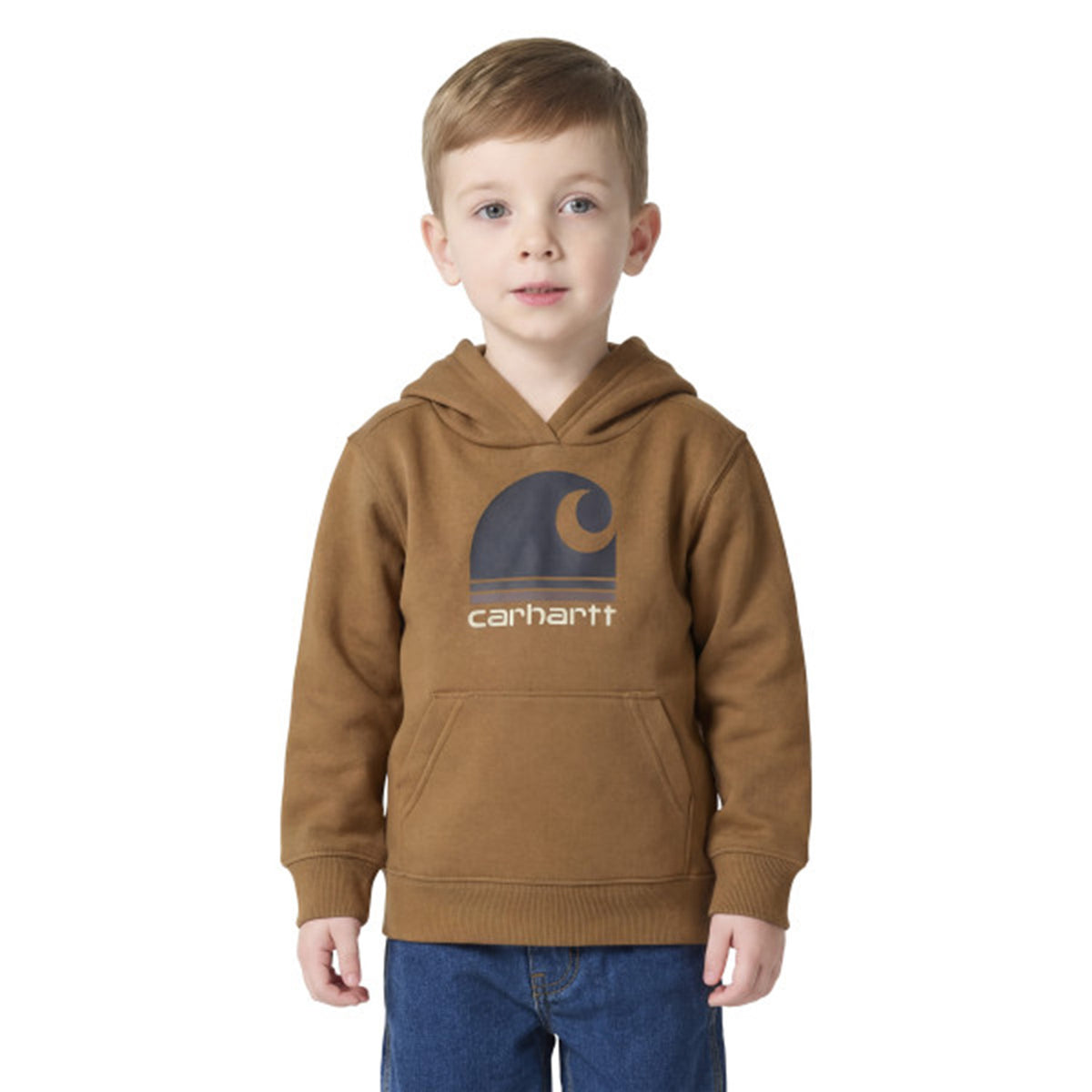 Boys' Long-Sleeve Hooded Graphic Sweatshirt, Toddler