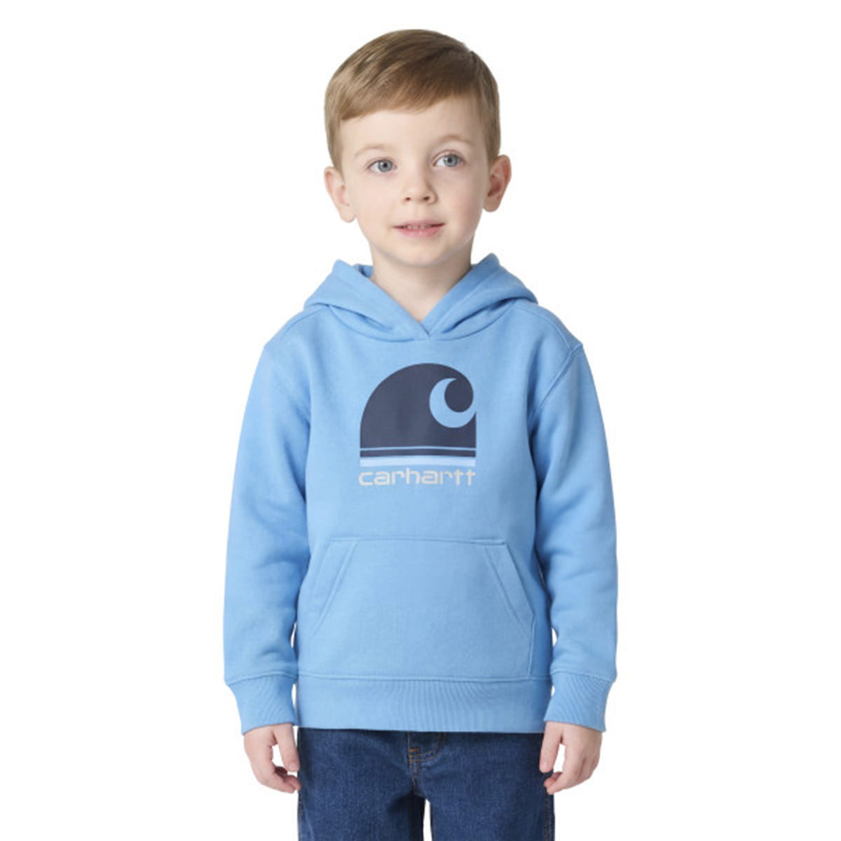 Boys' Long-Sleeve Hooded Graphic Sweatshirt, Toddler
