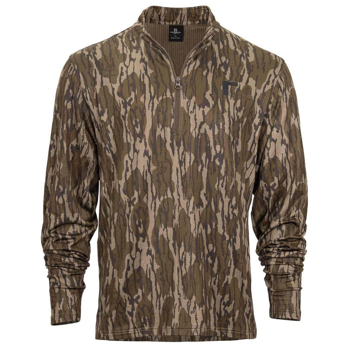Static Thermal 1/4 Zip Mock Neck Baselayer