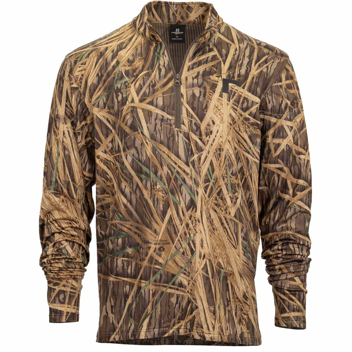 Static Thermal 1/4 Zip Mock Neck Baselayer