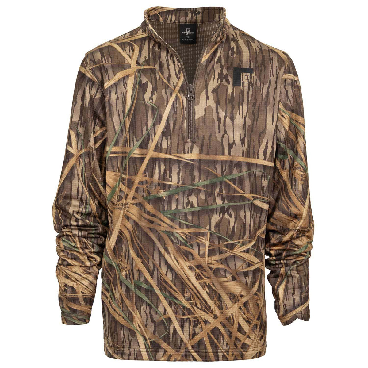 Youth Static Thermal 1/4 Zip Mock Neck Baselayer