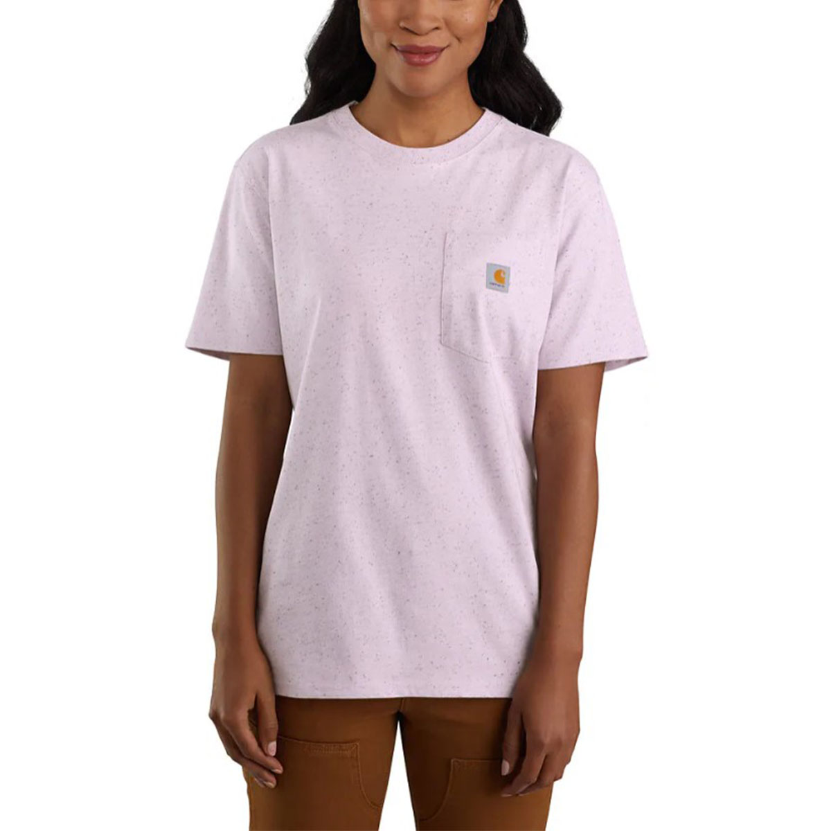 Women's Loose Fit Heavyweight Short Sleeve Pocket T-Shirt