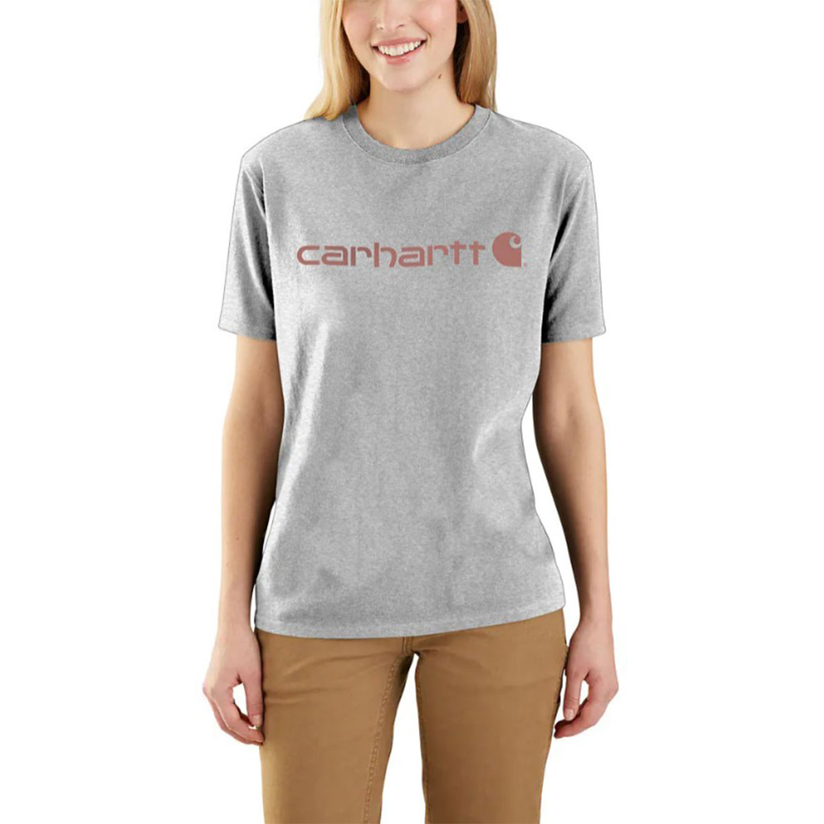 Womens Loose Fit Heavyweight Short Sleeve Tee
