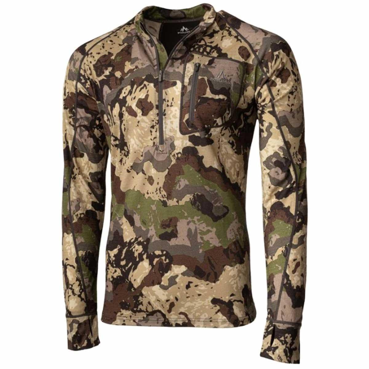 Merino Wool Baselayer 1/4 Zip Pullover