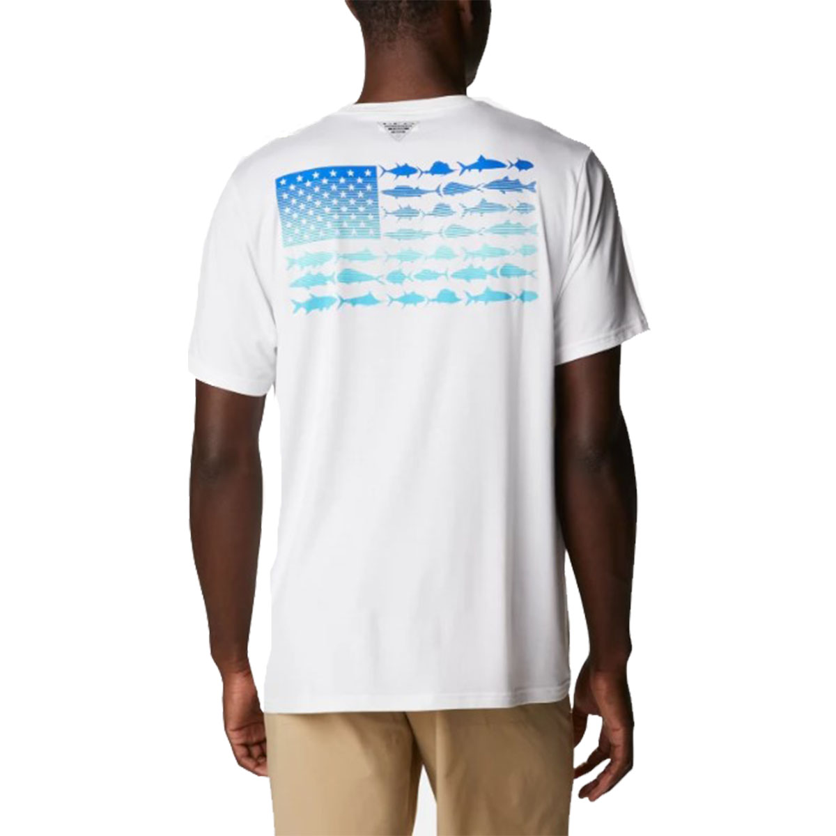 Men's PFG Fish Flag Tech Tee