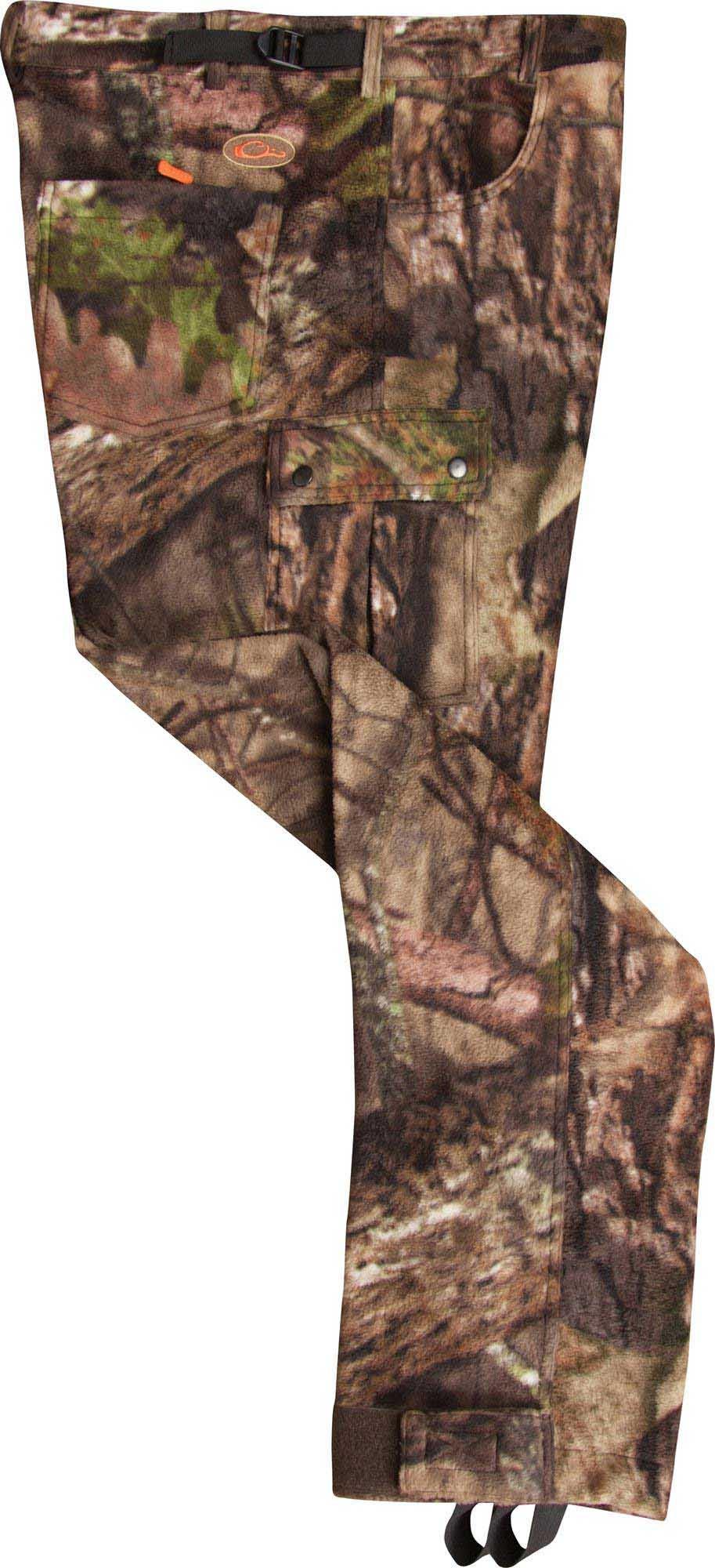 Non Typical Windproof Silencer Fleece Pants, Mossy Oak Country