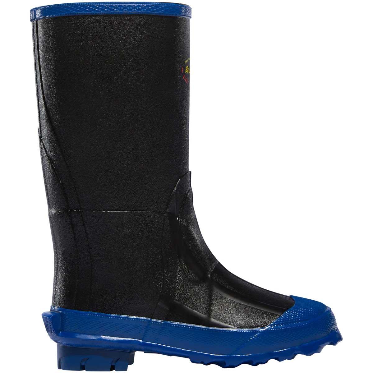 Kid's Lil Grange Waterproof Outdoor Boot - Black/Blue