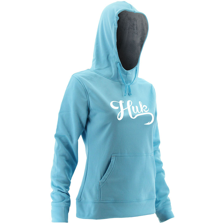 Ladies Performance Hoodie - Tahiti Blue