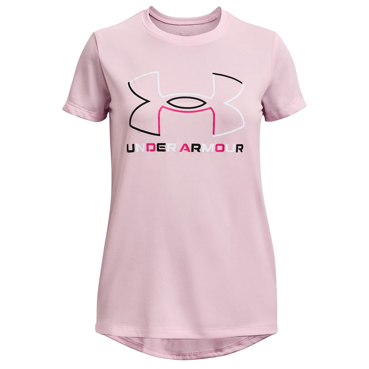 Girl's Tech Big Logo Twist Short Sleeve Shirt