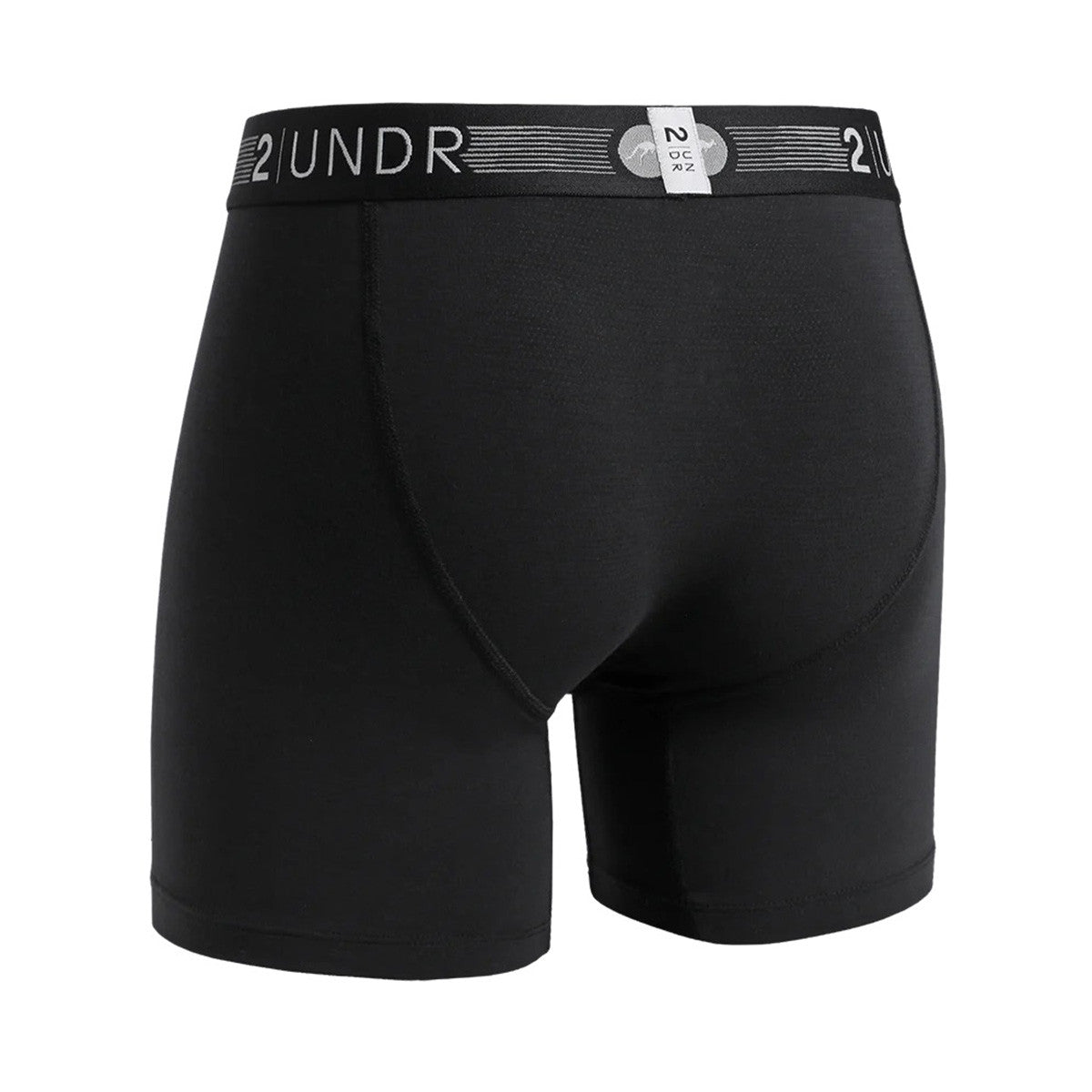 2UNDR Flow Shift Boxer Briefs Back Image in Black