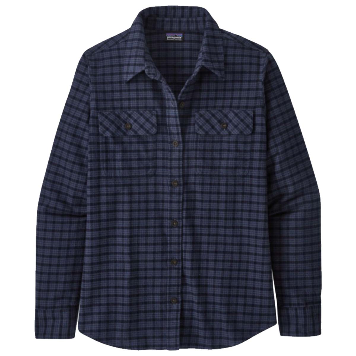 Women's Long-Sleeved Organic Cotton Midweight Fjord Flannel Shirt