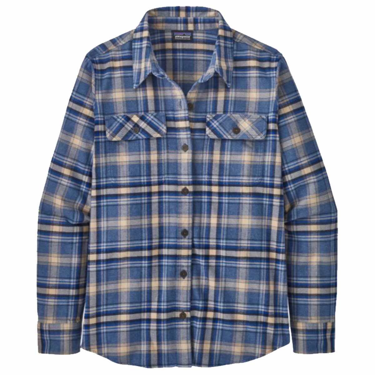 Women's Long-Sleeved Organic Cotton Midweight Fjord Flannel Shirt
