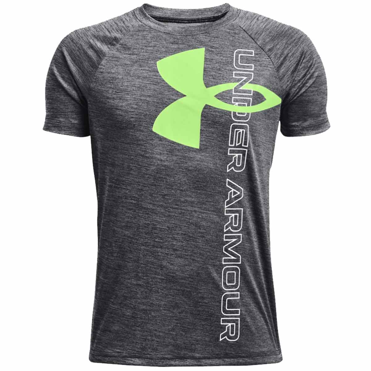 Boy's Tech Split Logo Hybrid Short Sleeve T-Shirt