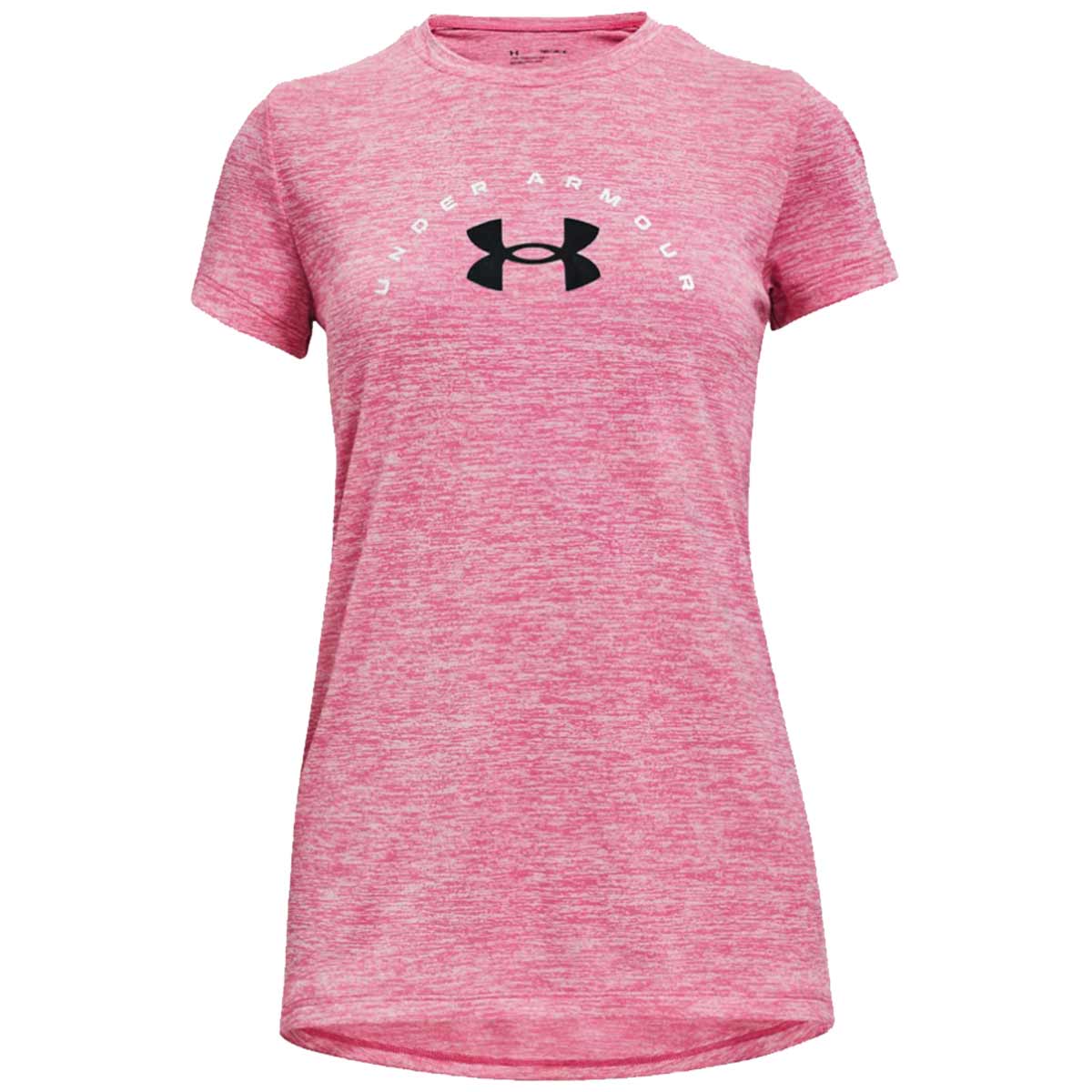 Girl's Tech Twist Arch Big Logo Short Sleeve Shirt