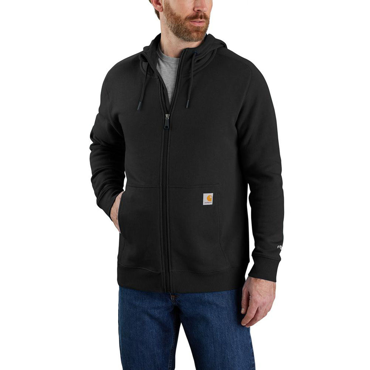 Force Relaxed Fit Lightweight Full-Zip Sweatshirt