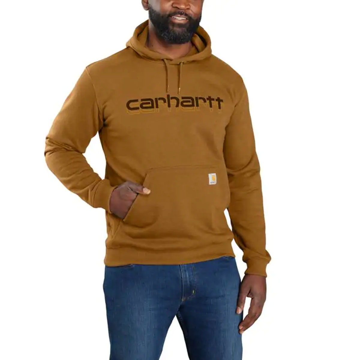 Rain Defender Loose Fit Midweight Logo Graphic Sweatshirt