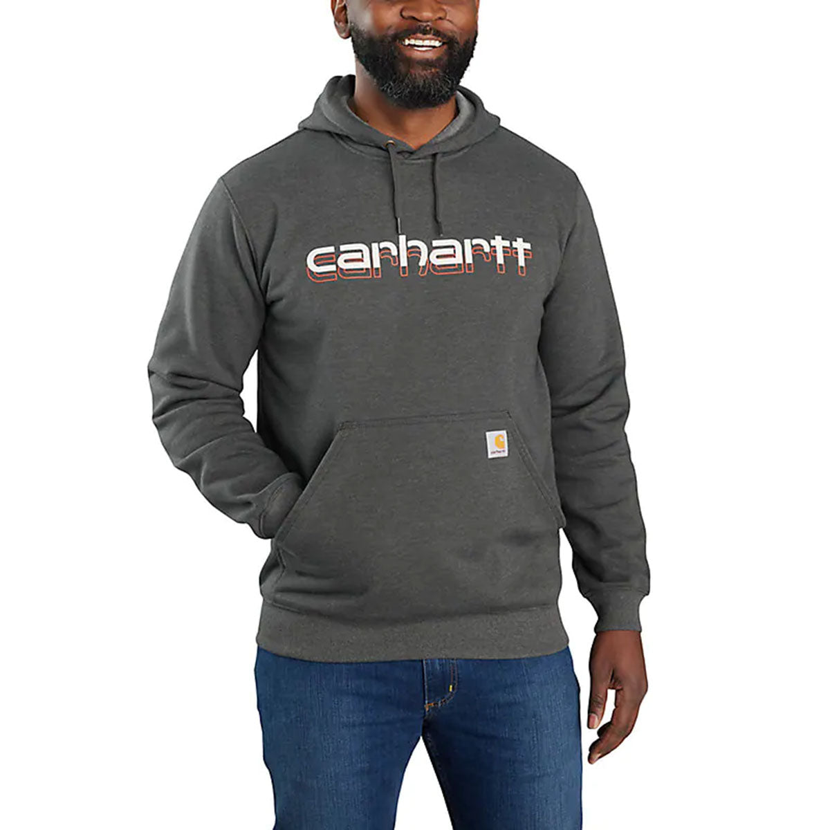 Rain Defender Loose Fit Midweight Logo Graphic Sweatshirt