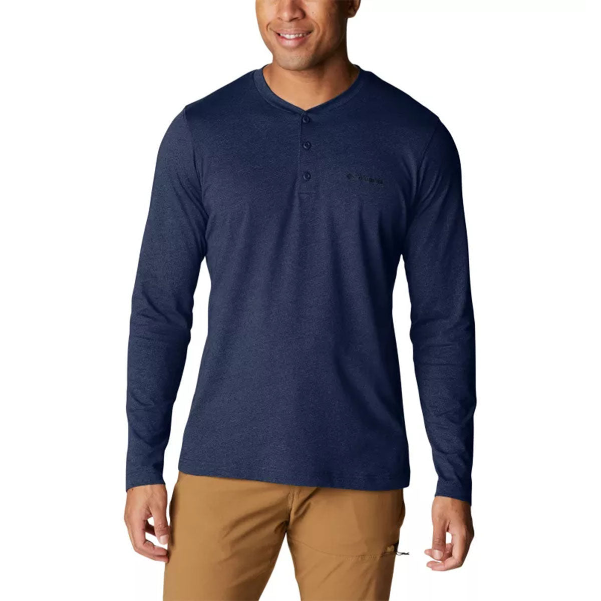 Men's Thistletown Hills Henley Long Sleeve Shirt