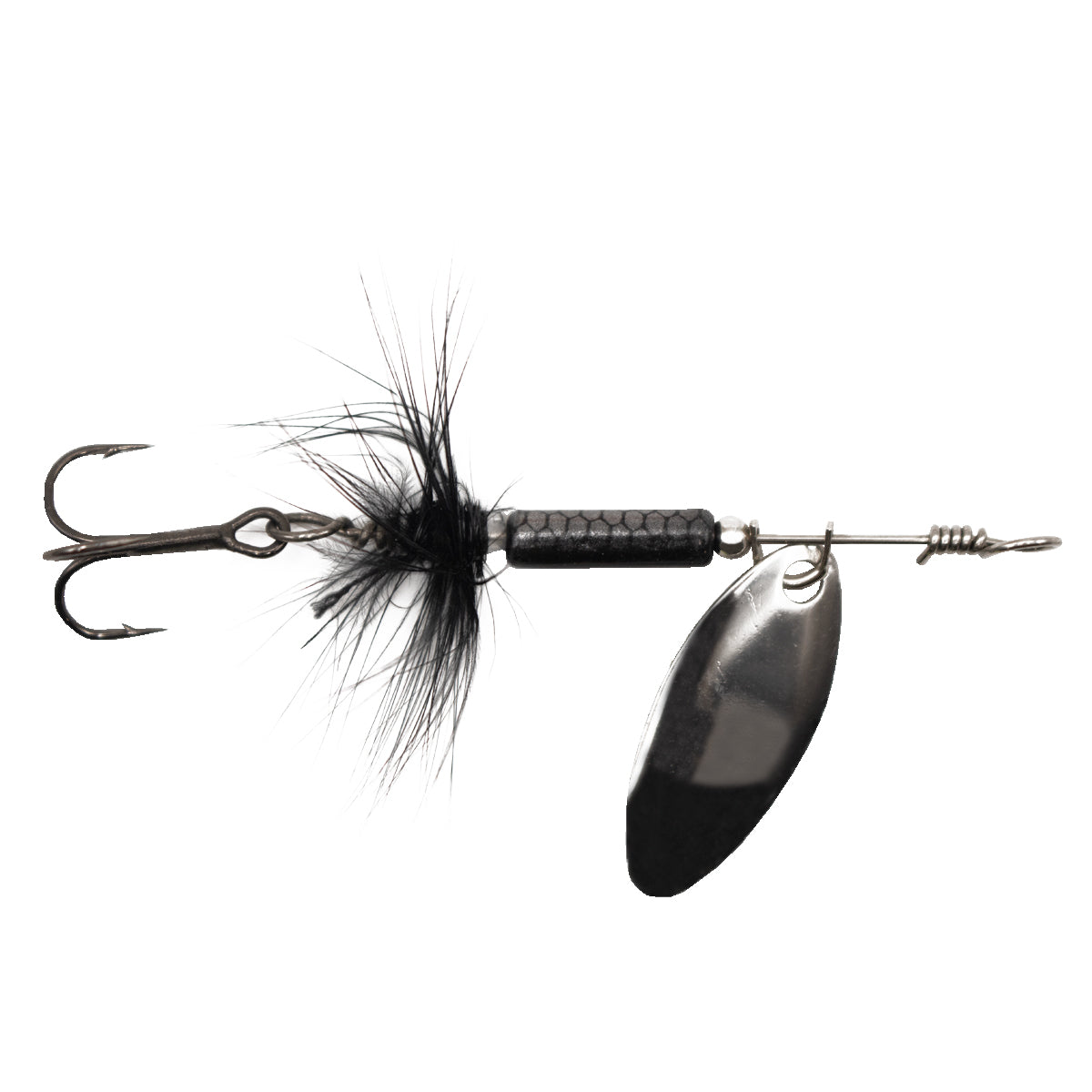 Beeline Spinner with Nickel Treble Hook, 2 Pack