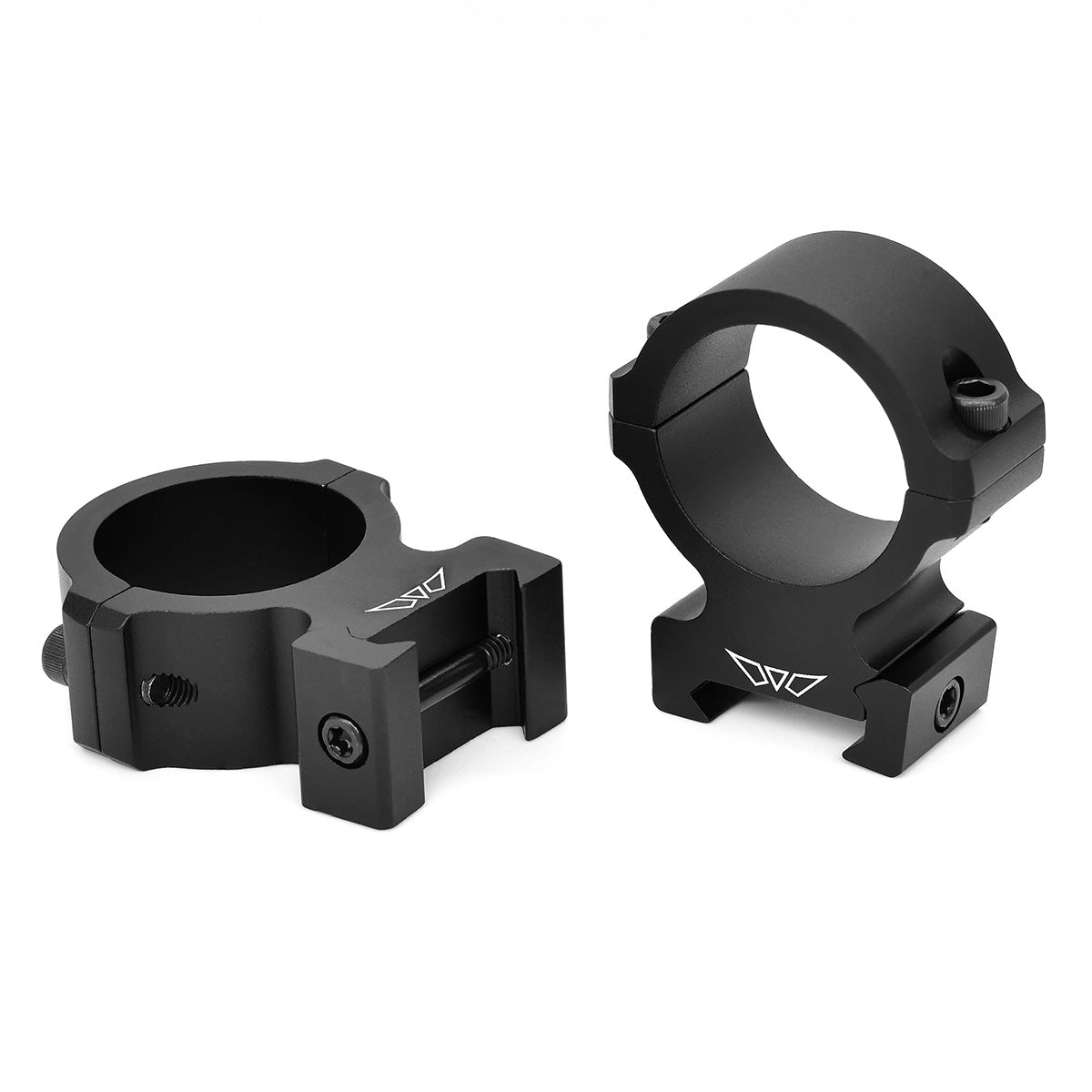 Vapor Horizontal Black Matte Scope Mount Rings