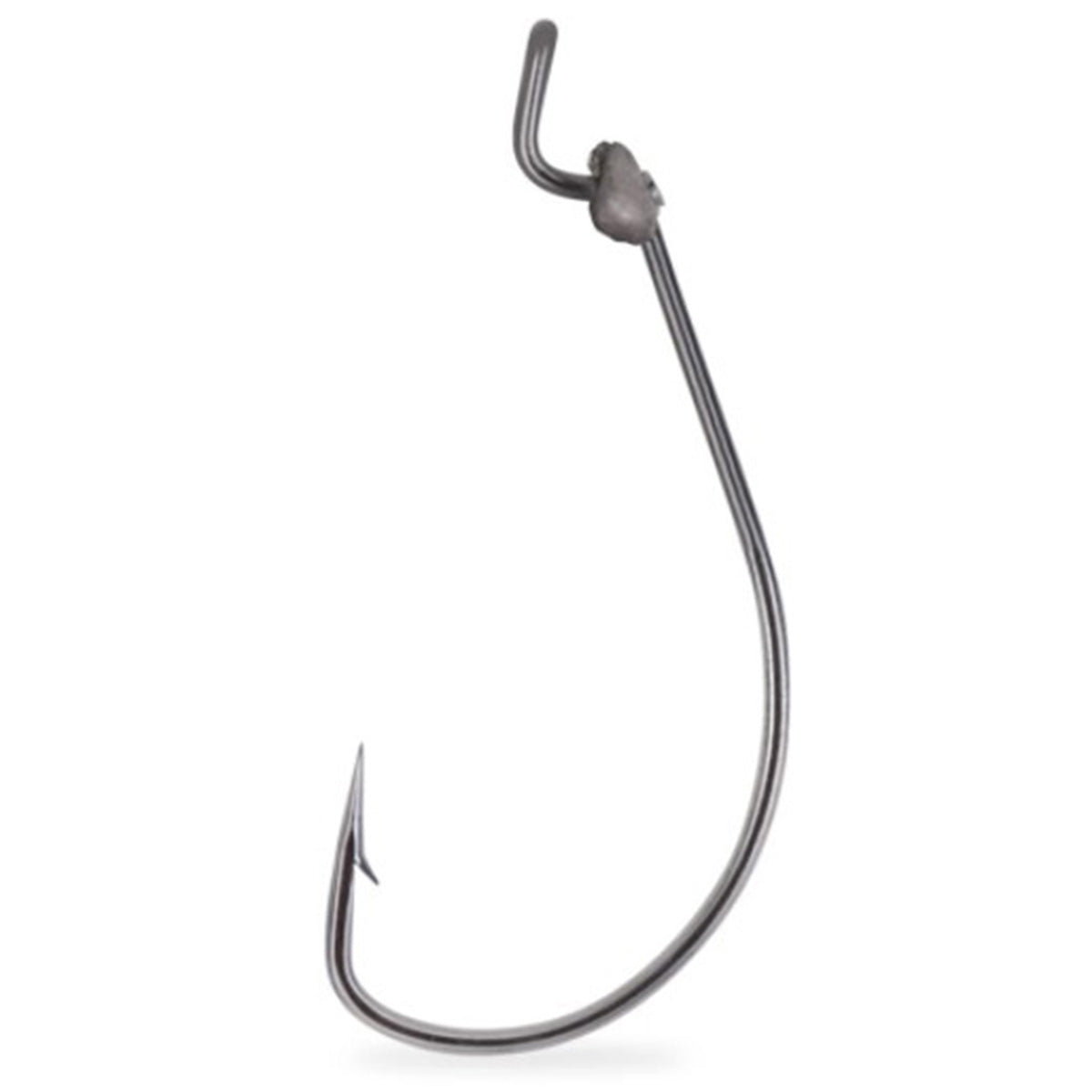KVD Grip-Pin 2X Fine Soft Plastics, Big Mouth Wide Gap, Forged - Black Nickel