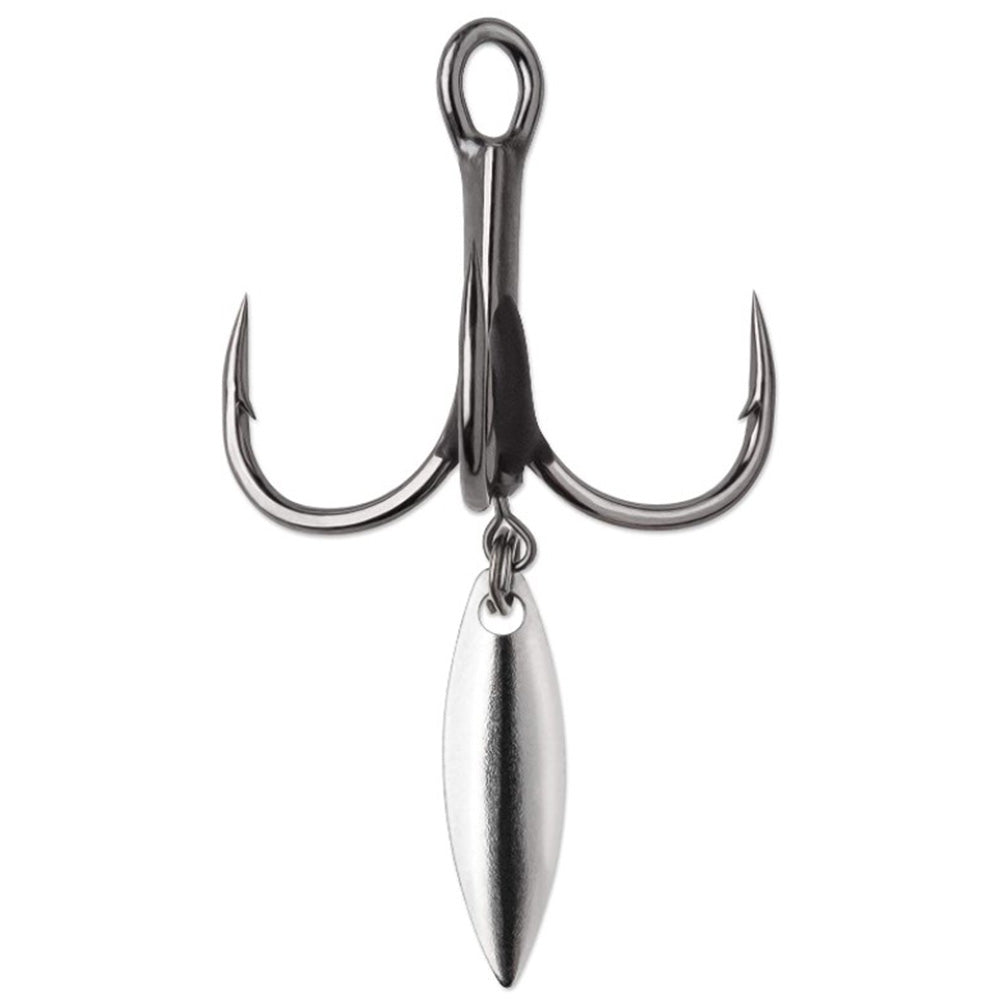Bladed Hybrid Black Nickel 1X Short Treble Hook