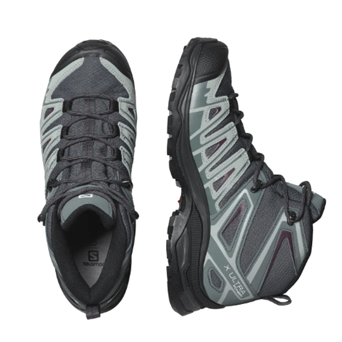 Salomon Women's X Ultra Pioneer Mid Climasalomon - Ebony/Stormy Weather