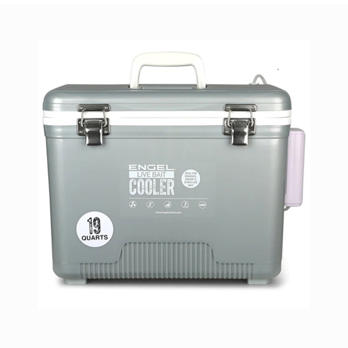 Live Bait Pro Cooler with Rechargeable Aerator