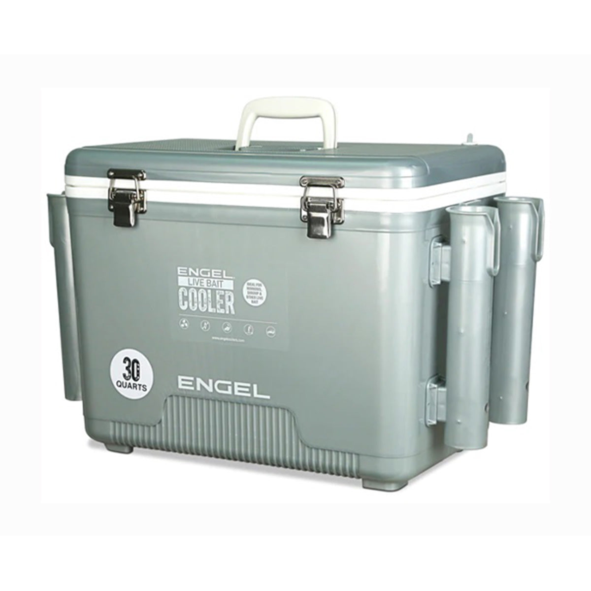 Live Bait Pro Cooler with Rechargeable Aerator