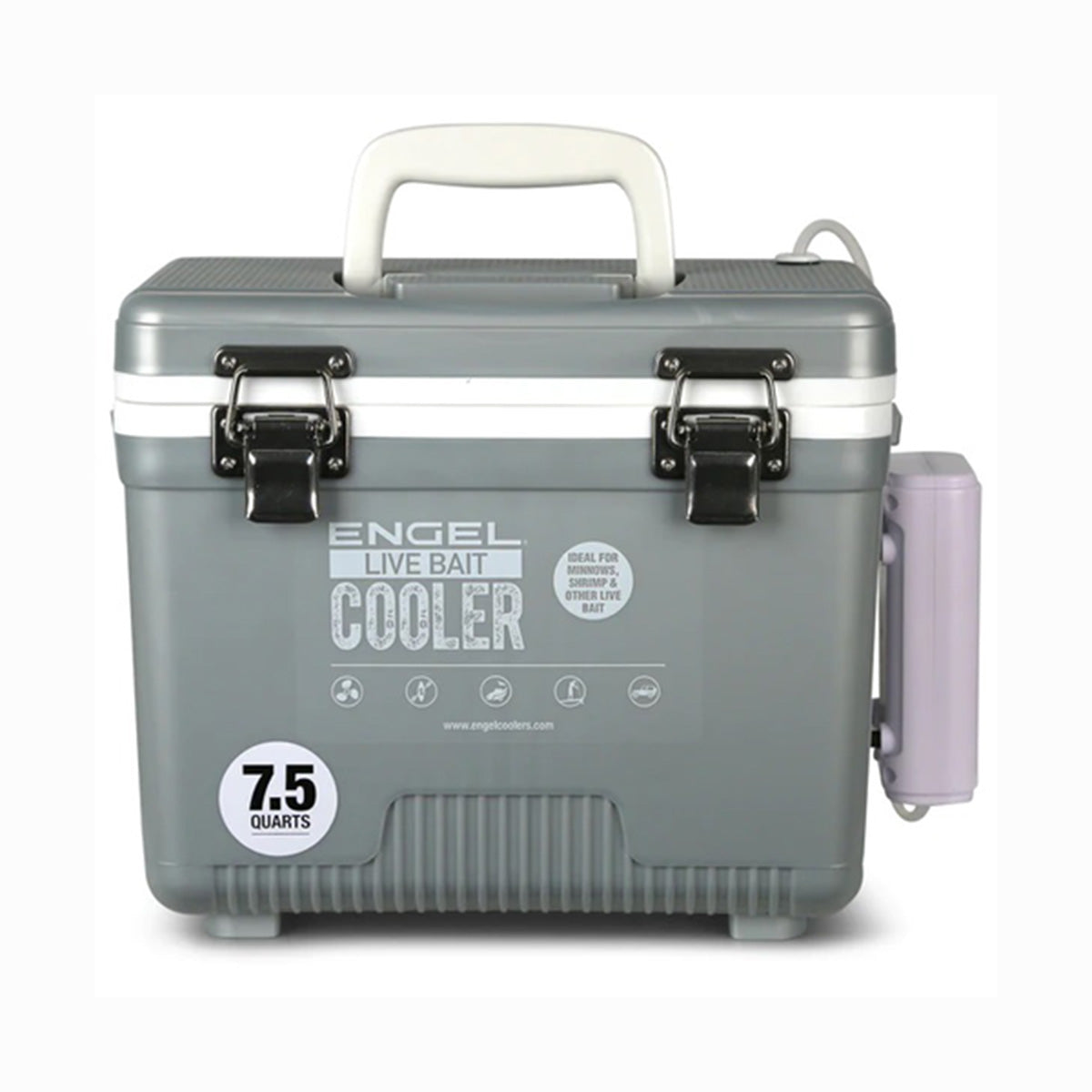 Live Bait Pro Cooler with Rechargeable Aerator