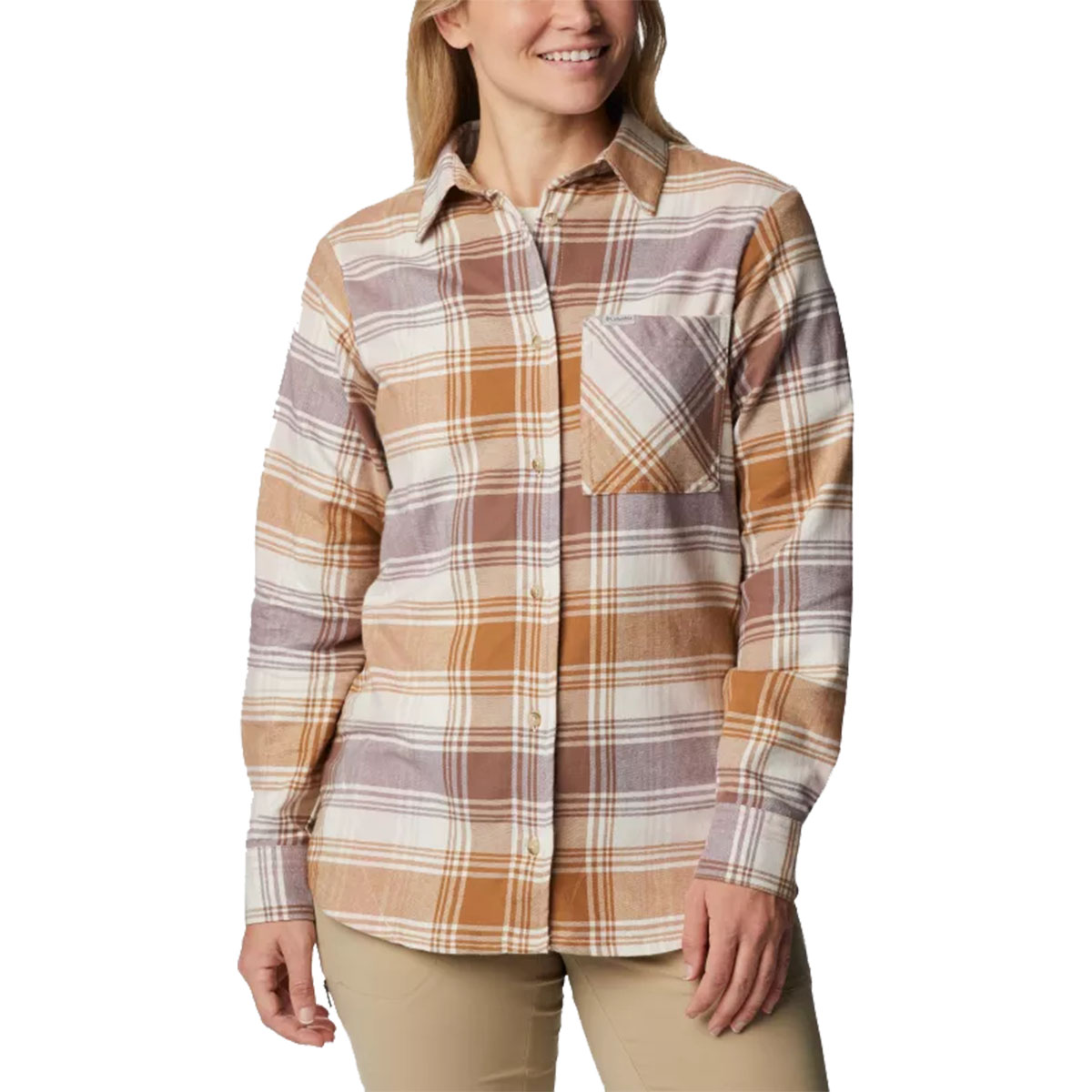Women's Calico Basin Flannel Long Sleeve Shirt