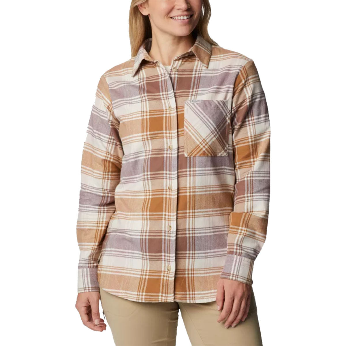 Women's Calico Basin Flannel Long Sleeve Shirt