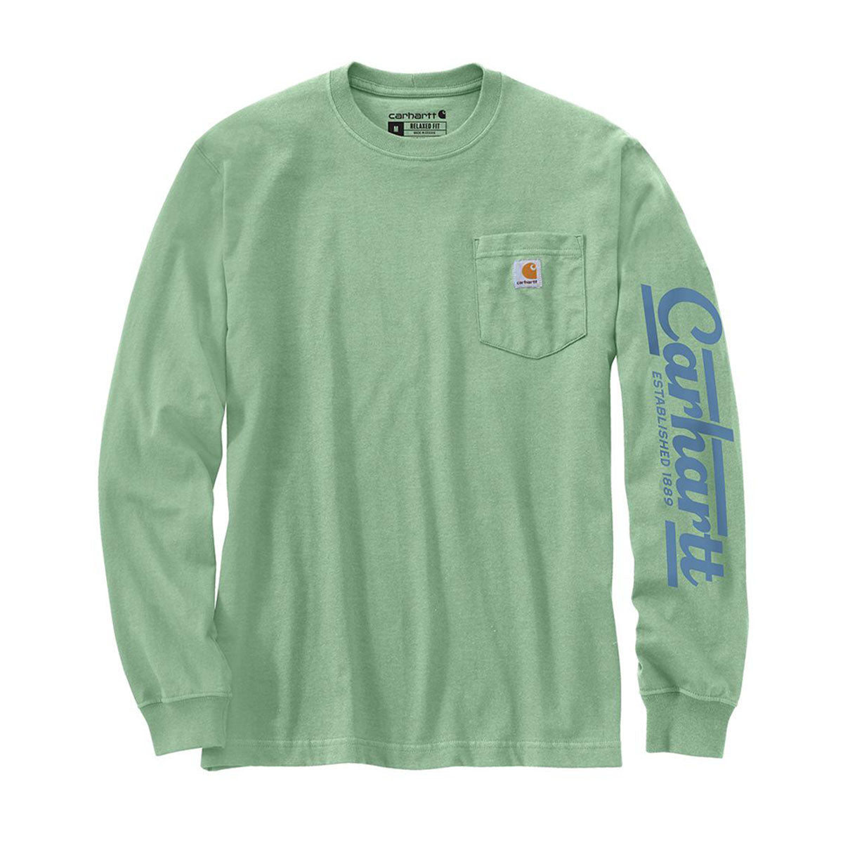 Relaxed Fit Heavyweight Script Sleeve Graphic T-Shirt