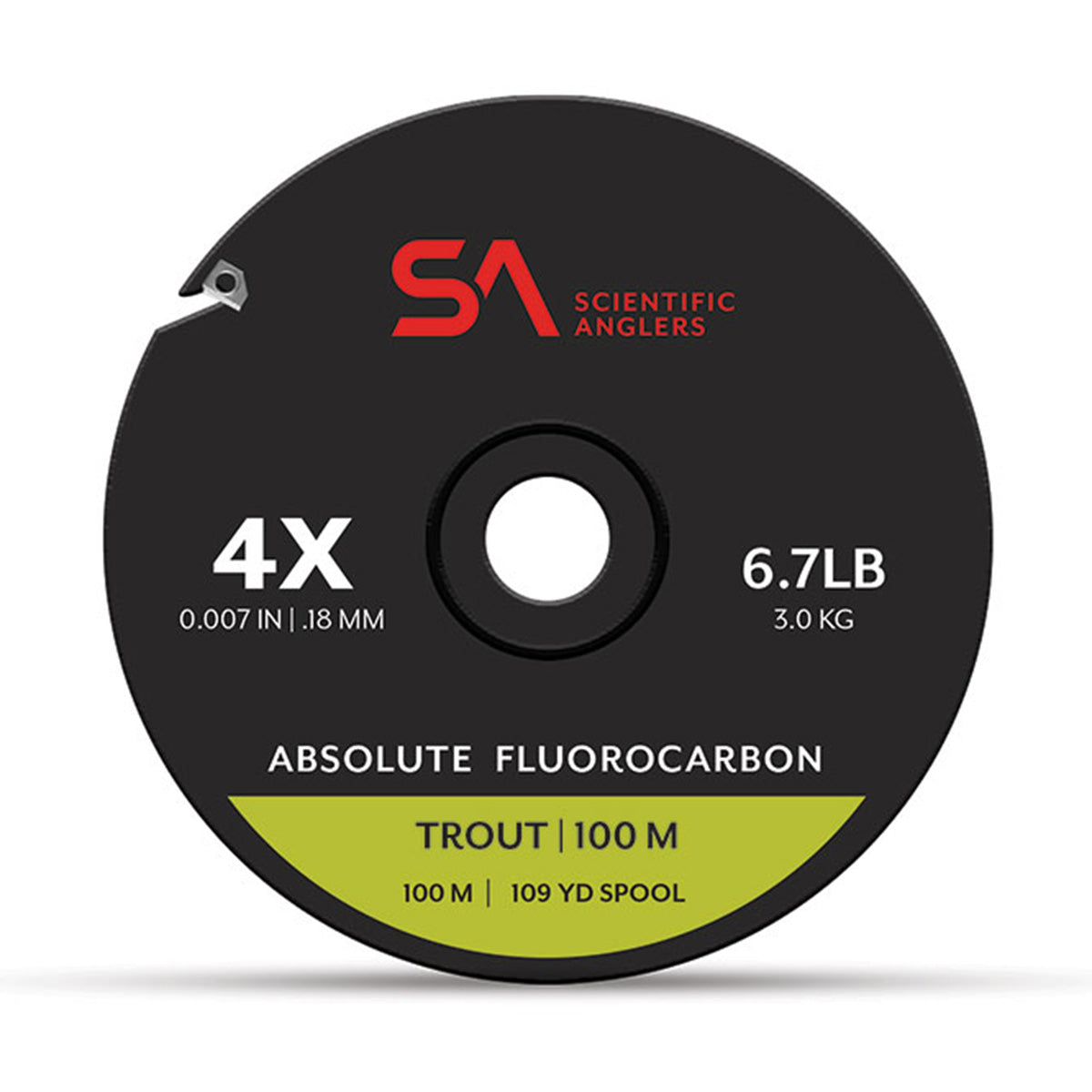 Absolute Fluorocarbon Trout Tippet - 100 meters /109 yards
