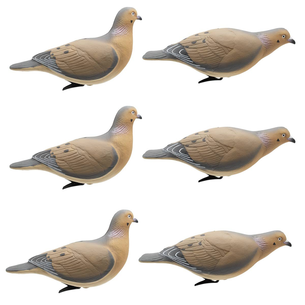 Last Pass Oversized Mourning Dove Decoys, 6 Pack