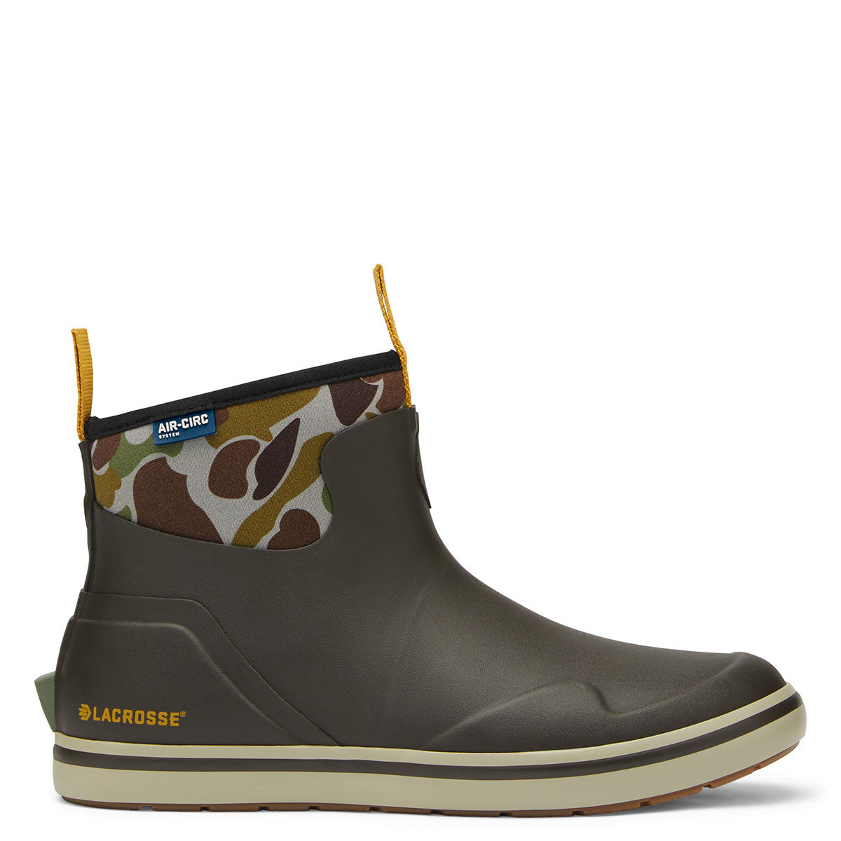 LaCrosse 6" Alpha Deck Boot Image in Black Olive/Camo