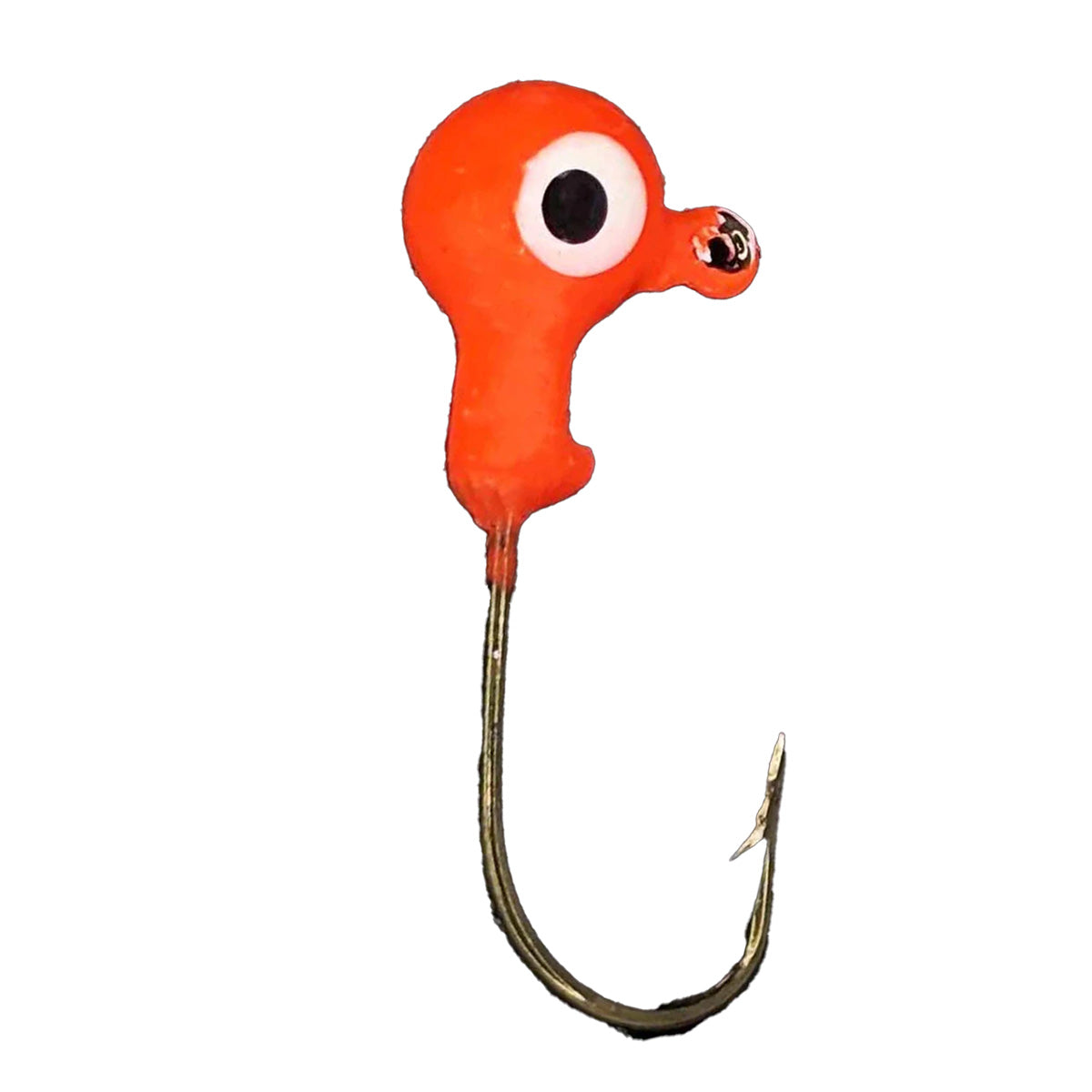 Painted Ball Head Jigheads with Bronze Hook, 10 Pack