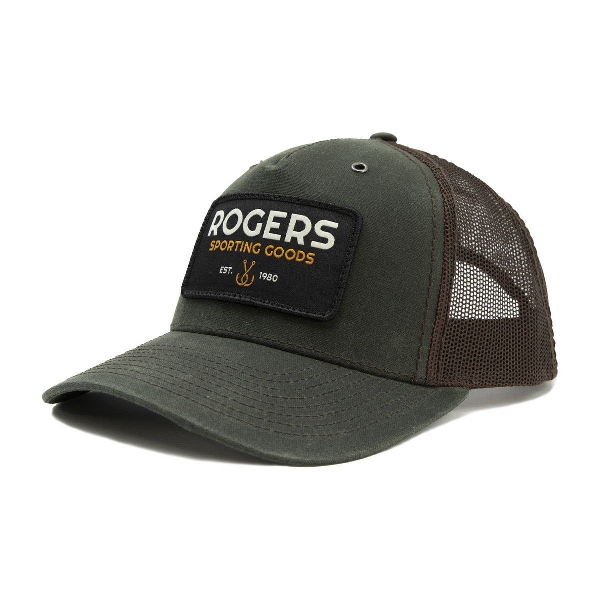Waxed Cotton Mesh Back Hat