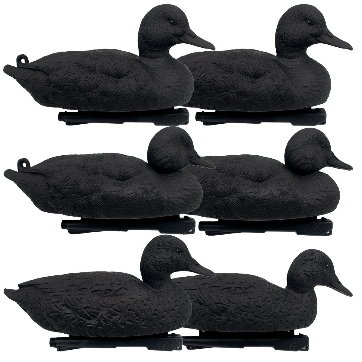Blackouts Duck Decoys, 6 Pack