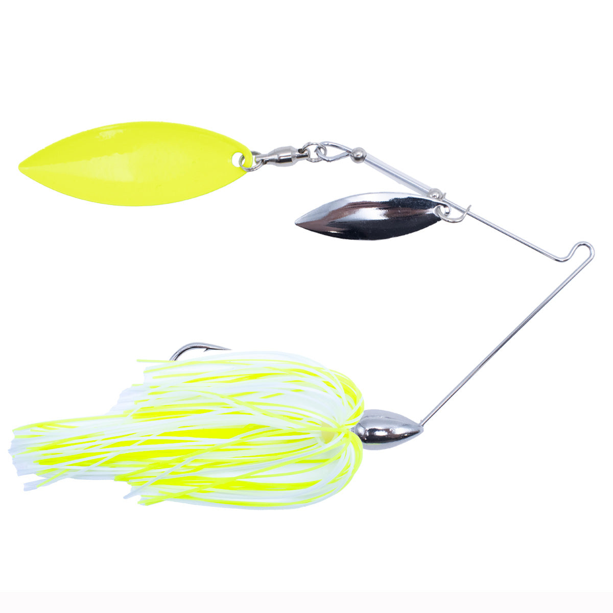 GO-2 Spinnerbait with Painted Blades and Double Willow