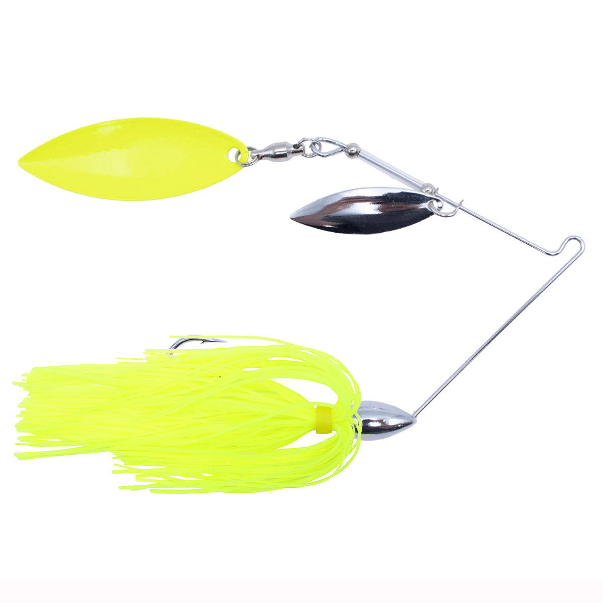 GO-2 Spinnerbait with Painted Blades and Double Willow