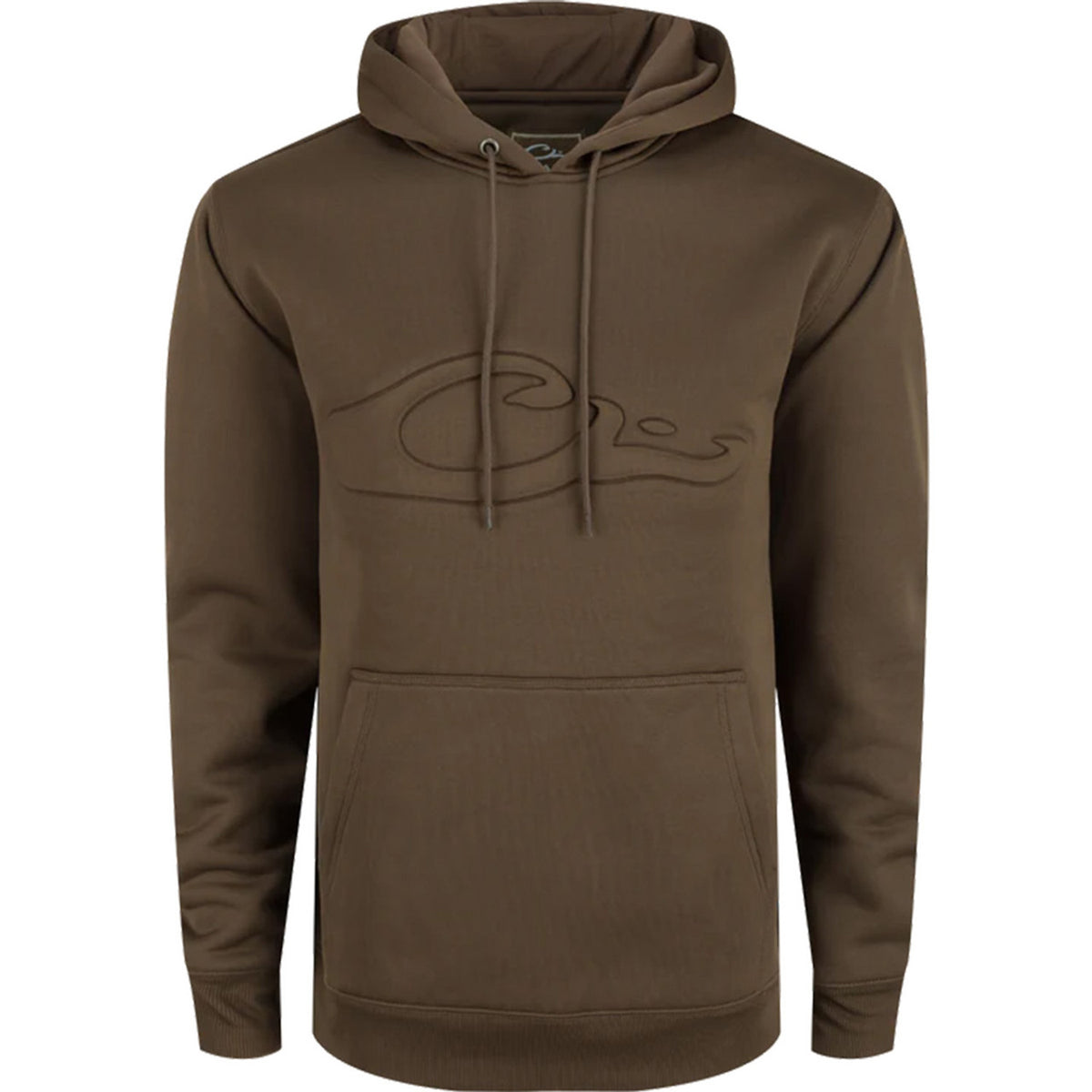 The Back Eddy Embossed Solid Hoodie