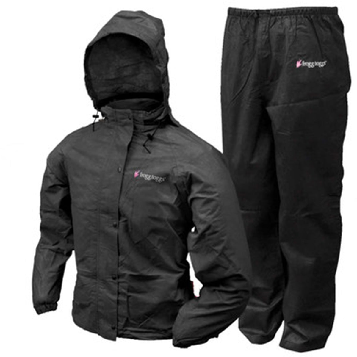 Classic Pro Action Womens Rain Suit, Black